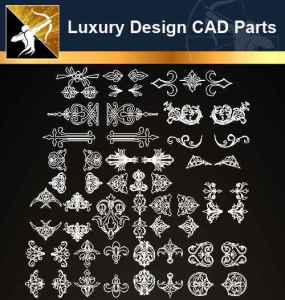 Architecture Decoration Design Element CAD Blocks V.5】@Autocad