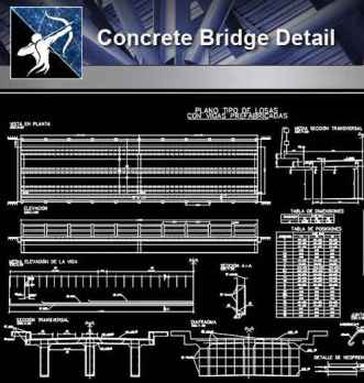 Concrete Bridge CAD Details